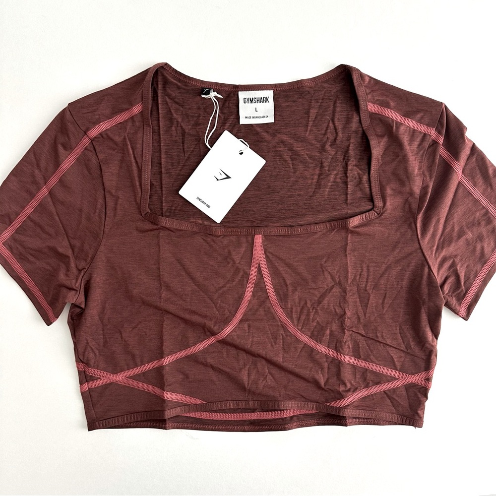 Gymshark L Stitch Feature Crop Top